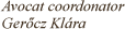 Avocat coordonator Ger&otilde;cz Kl&aacute;ra